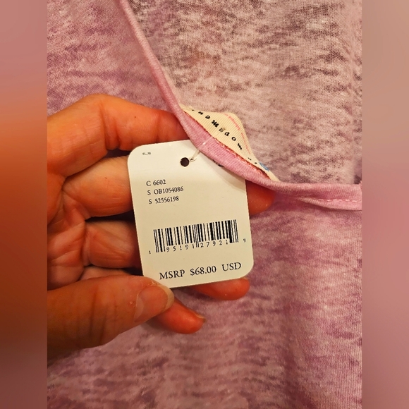 Free People Strappy Tank Top. Sizes sm and md in light pink. - Picture 3 of 3